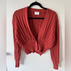 Wilfred Plunge Front Cardigan